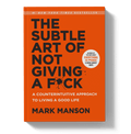 The Subtle Art of not Giving a Fuck by Mark Manson (paperback)